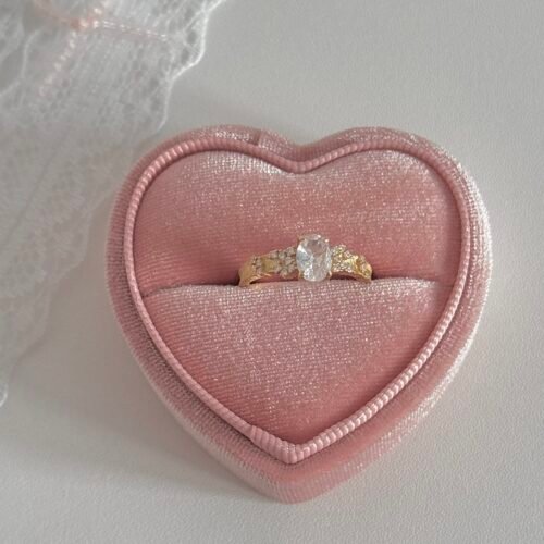 IMG_0861 S925 sterling silver gold-plated starry sky hand-brushed diamond ring