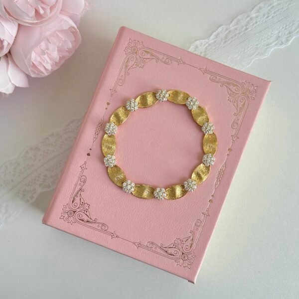 S925 silver Italian brushed ribbon bracelet