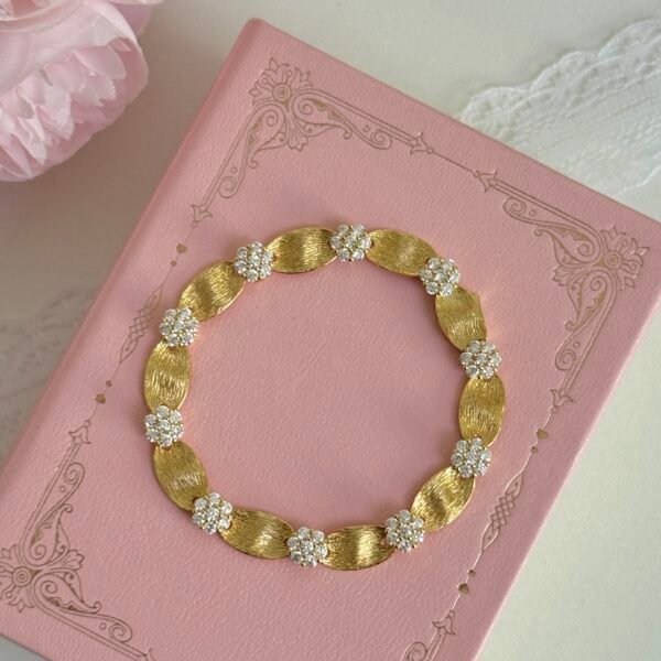 S925 silver Italian brushed ribbon bracelet