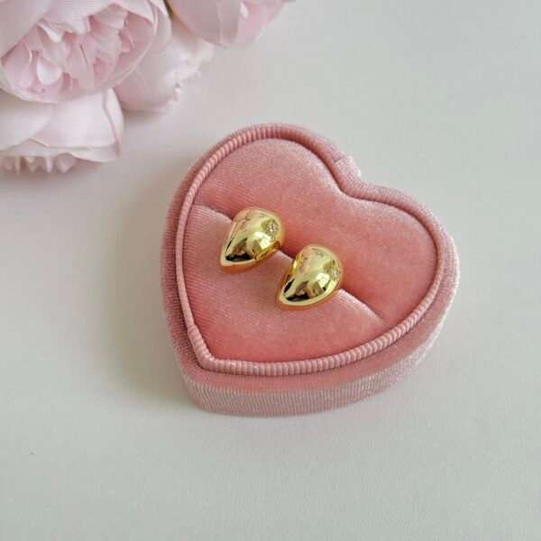 French eight-pointed star drop earrings