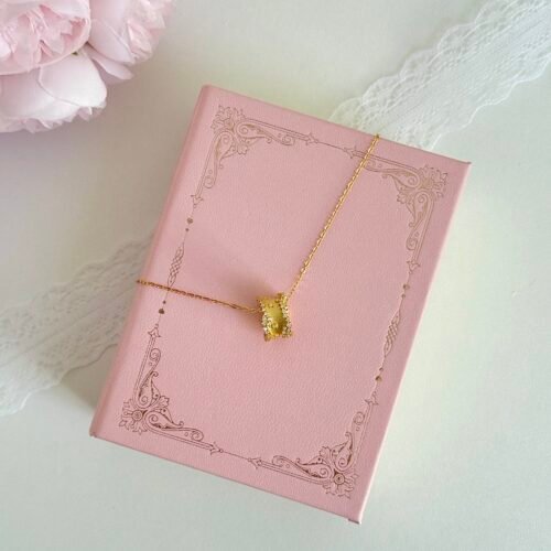 IMG_2540 S925 silver palace small belt diamond necklace