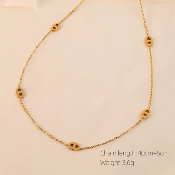 Colorfast Pig Nose Necklace