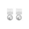 Saina French Vintage Pearl Earrings